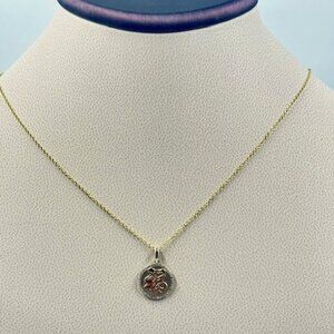 New Effy 14k Diamond & Yellow gold necklace